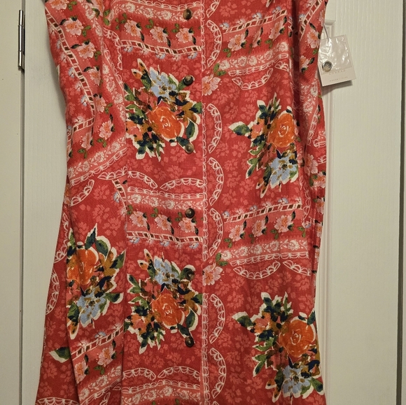 Lauren Conrad NWT Ladies 1X skirt adorable buttons down front - Picture 5 of 6